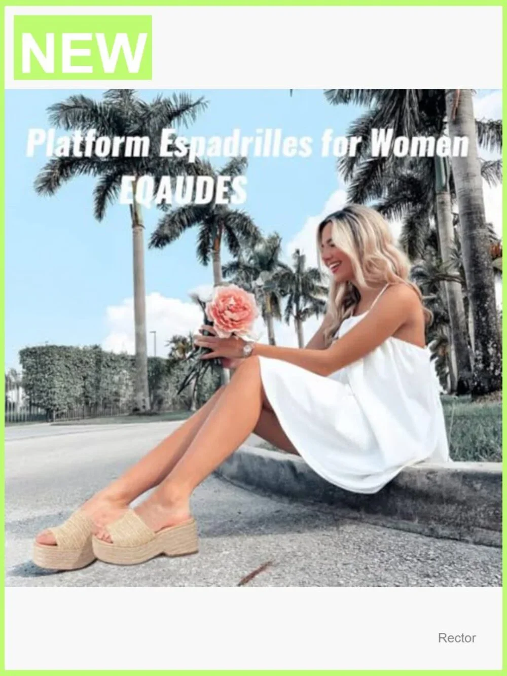 Espadrille Platform Wedges Womens Braided Jute Non-Slip Open Toe Sandals